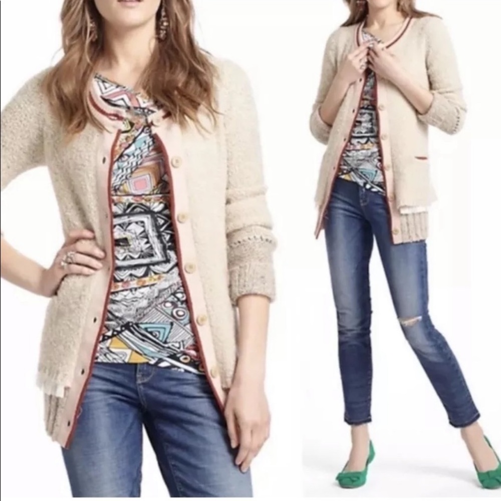 Anthropologie Charlie & Robin Tulle Cardigan